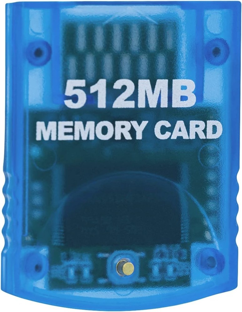 Gamecube & Wii Memory Card 512MB - Temperature Proof with High Speed 8192 Blocks
