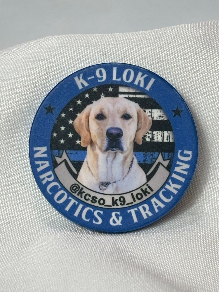 Kent County Sheriff's Office K-9 Unit Challenge Coin LOKI Narcotics & Tracking