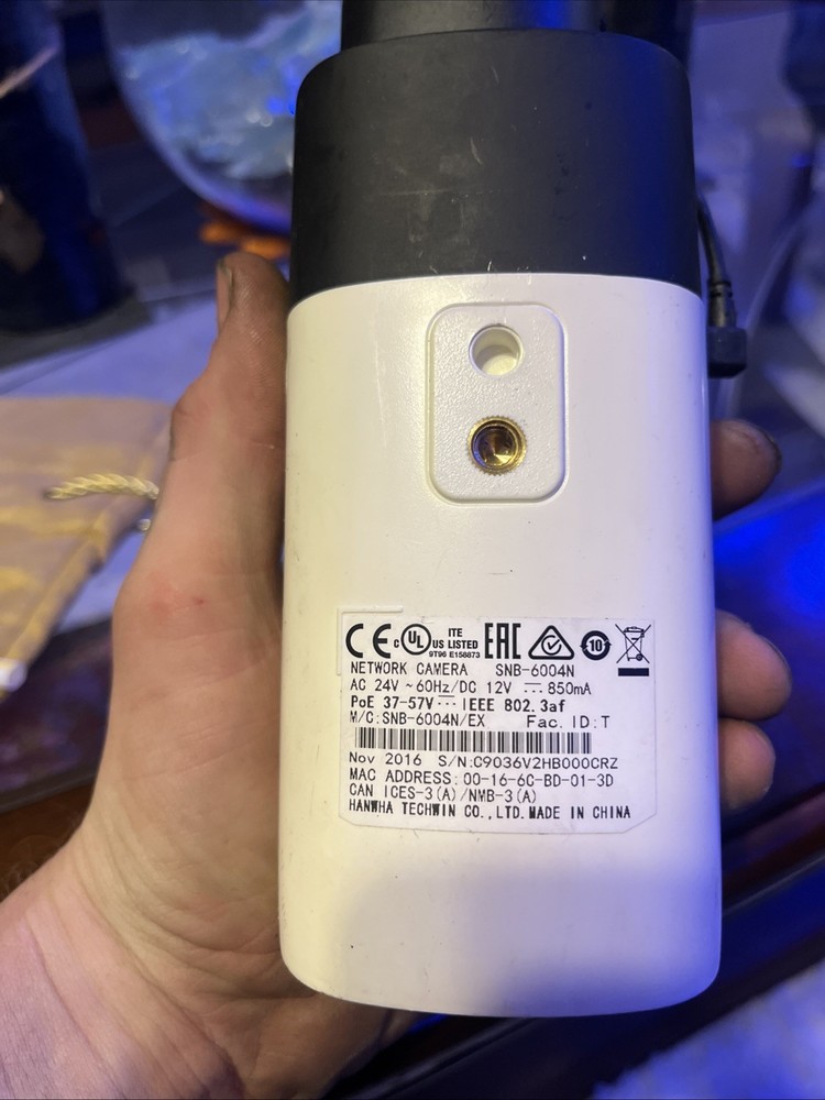 SAMSUNG IPOLIS SNB-6004N network Security Camera