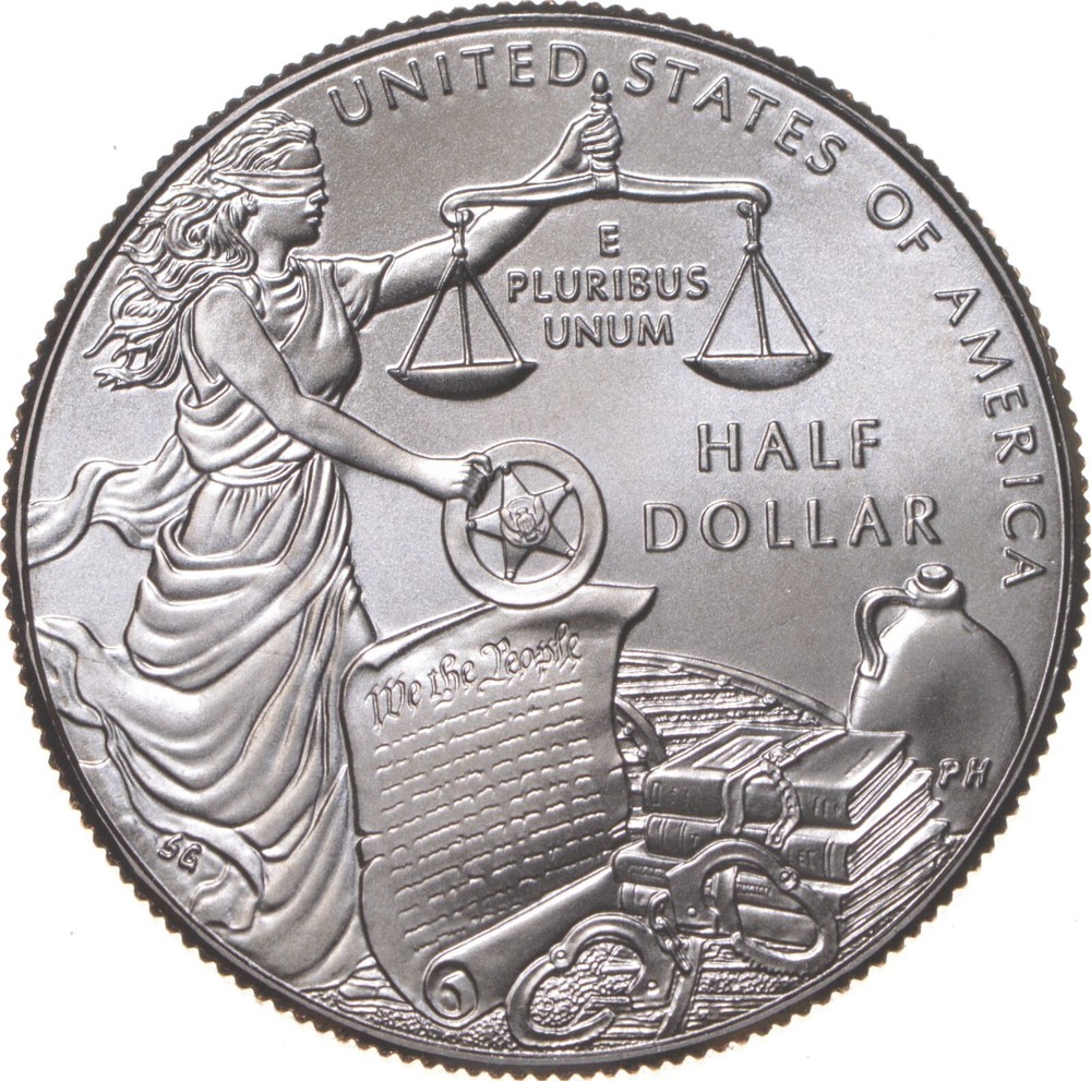 2015 Unc US Marshals Service Commemorative Half Dollar