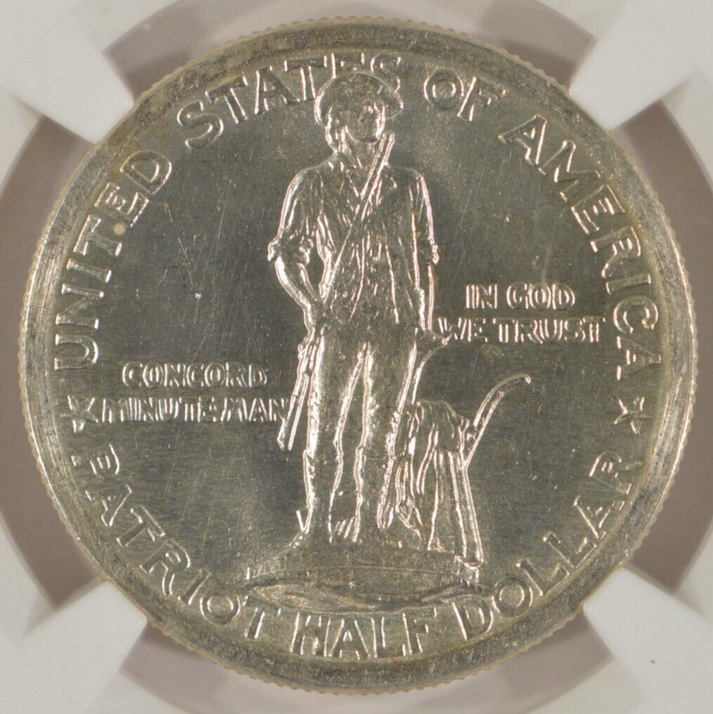 1925 Lexington Silver Half Dollar 50c NGC UNC Details Improperly Cleaned