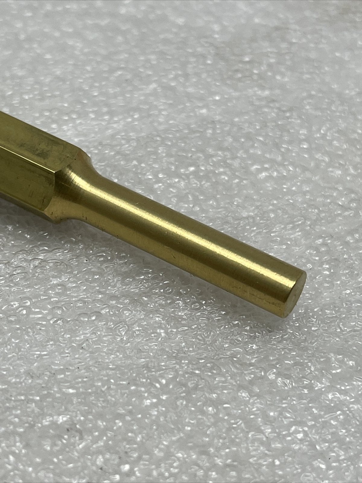 SK Tools 1/4” Brass Drift Punch, 6325, Hex Shank, 4” Long, USA Made, New