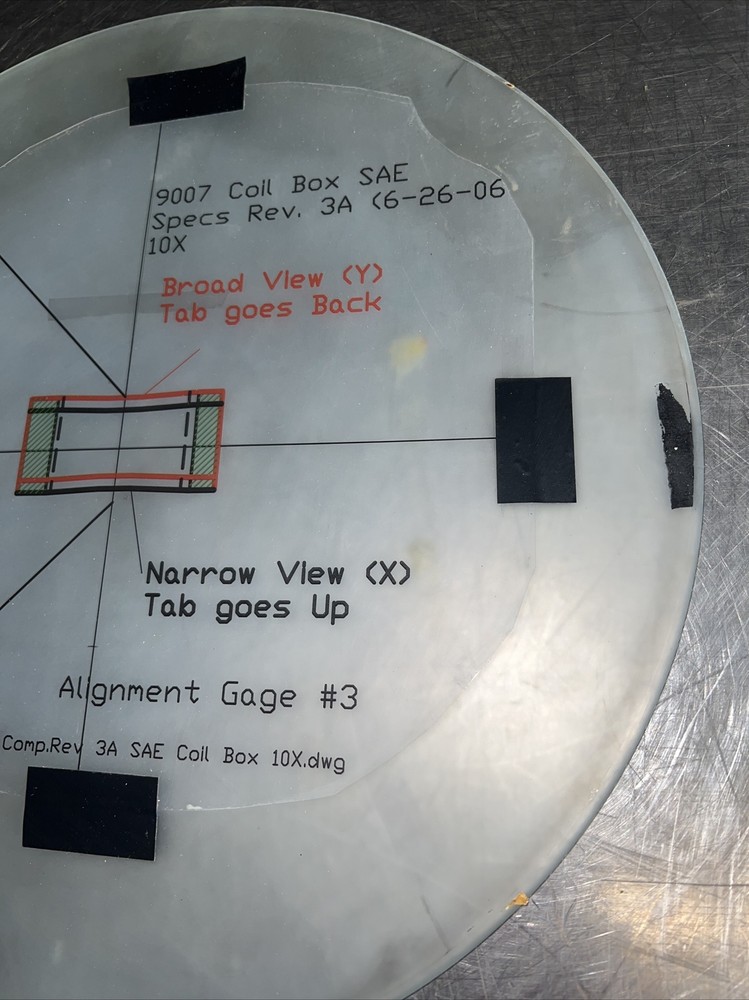 Nikon Profile Projector Model 6C Glass Front