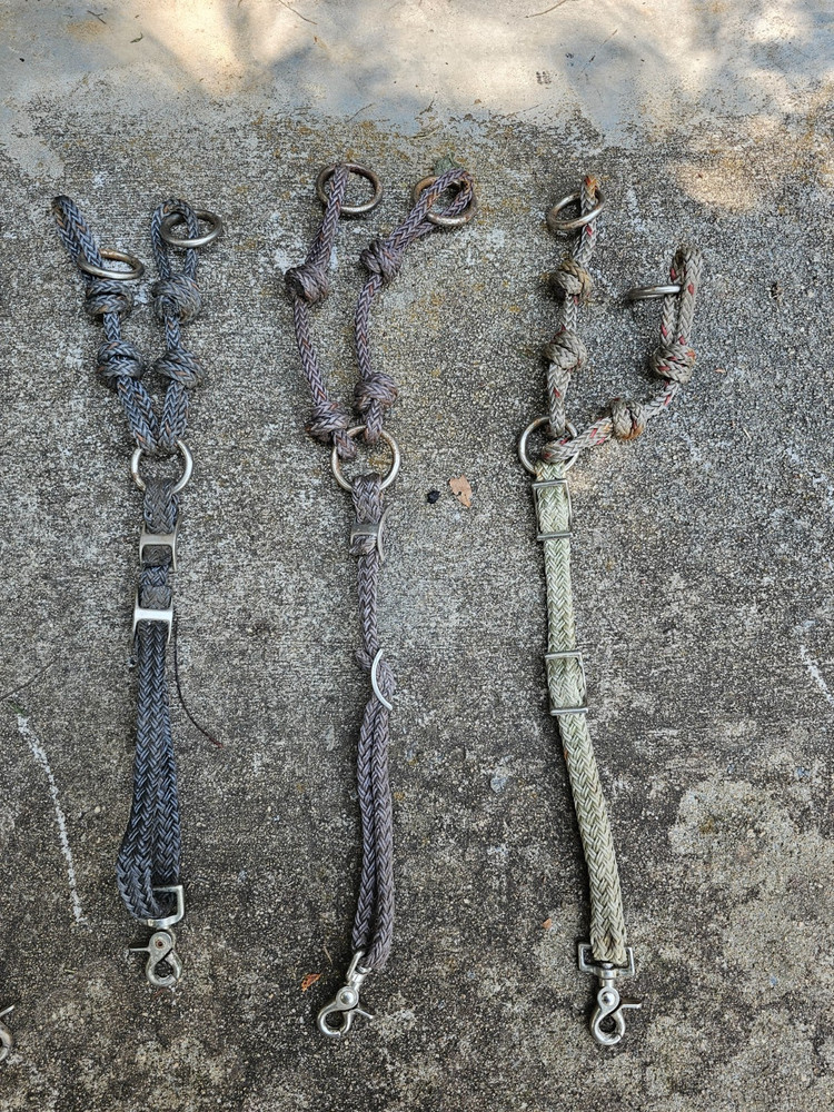Used Nylon Training Forks with Conway Buckles and Trigger Snap