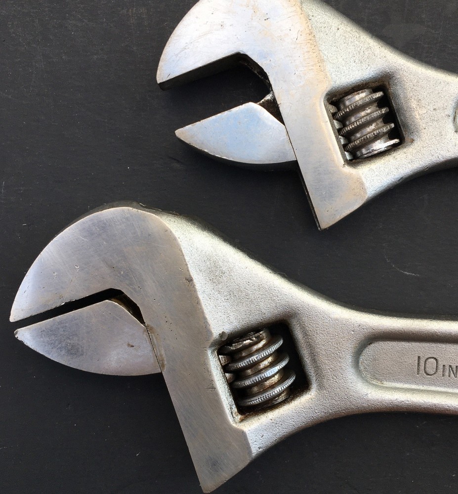 Klein 10” & 8” Adjustable Wrenches