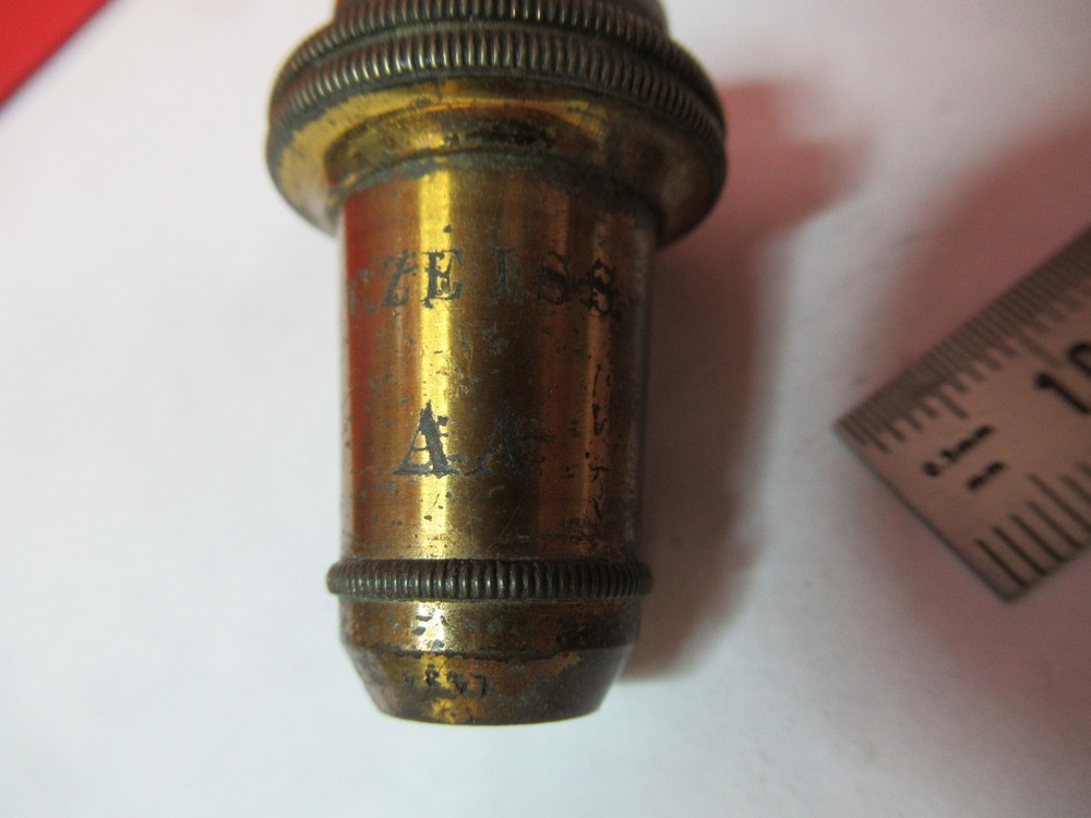 ZEISS GERMANY AA BRASS OBJECTIVE MICROSCOPE PART AS PICTURED X7-B-55