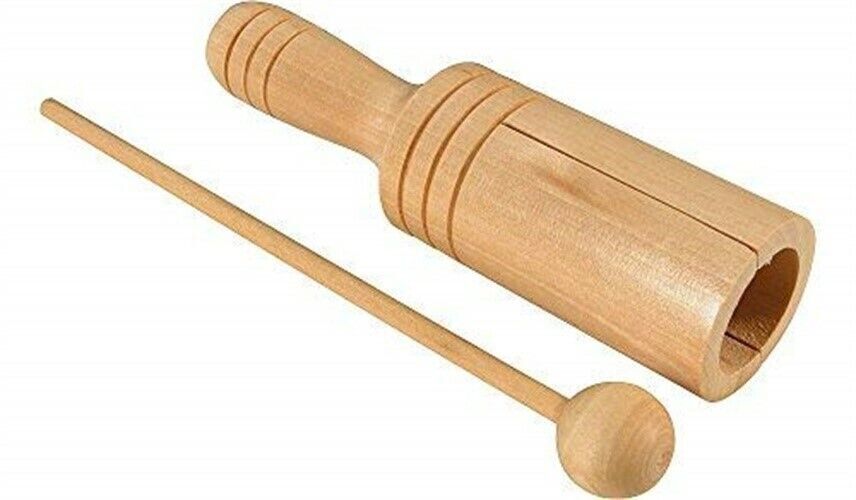 Trophy Small Wood Tone Block with Mallet