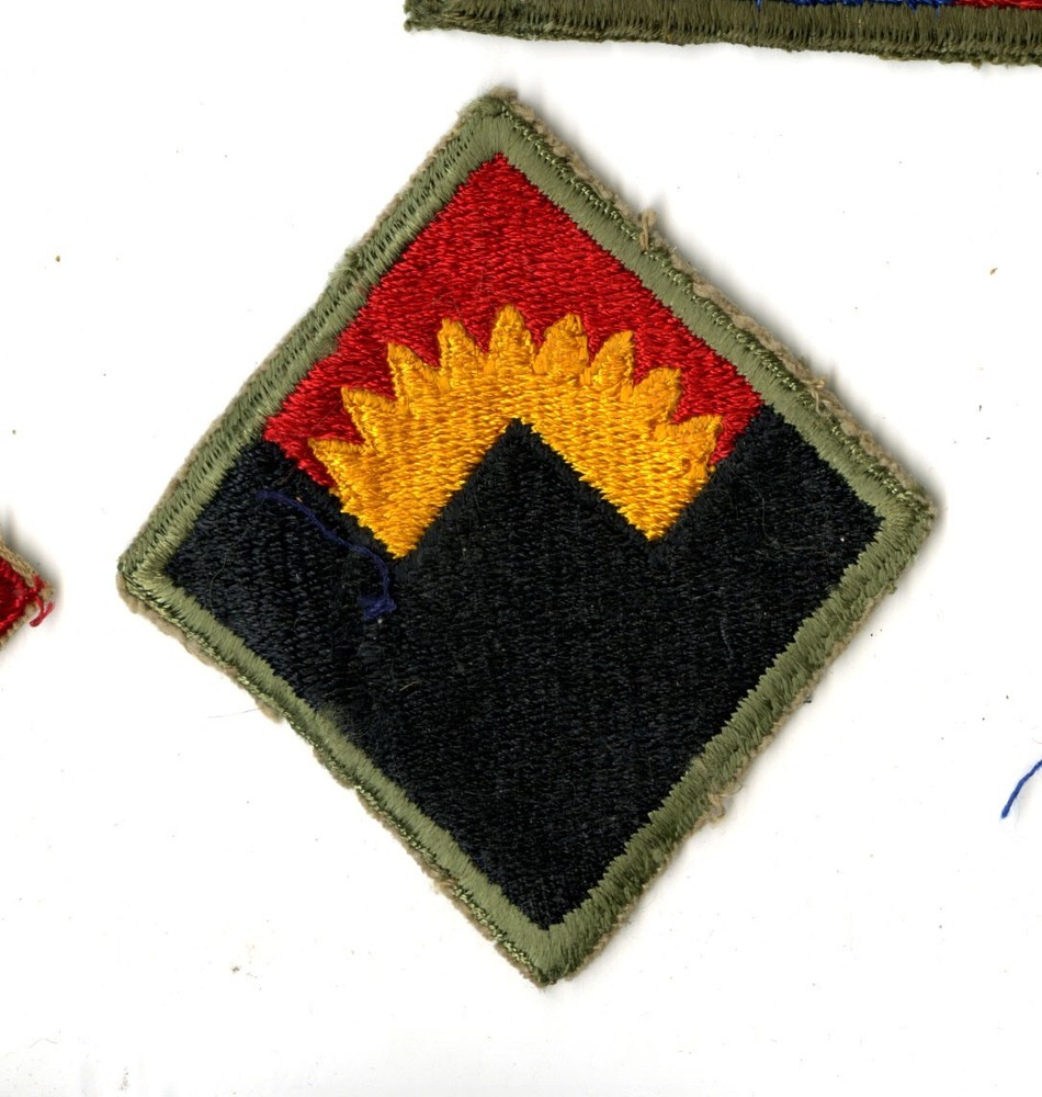 Western Defense Command White Back Patch WWII Original Pacific