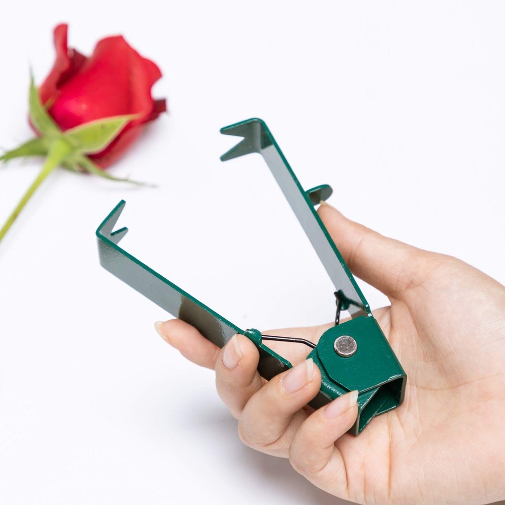 Rose Thorn Stripper Tool, Metal Leaf Tools Green