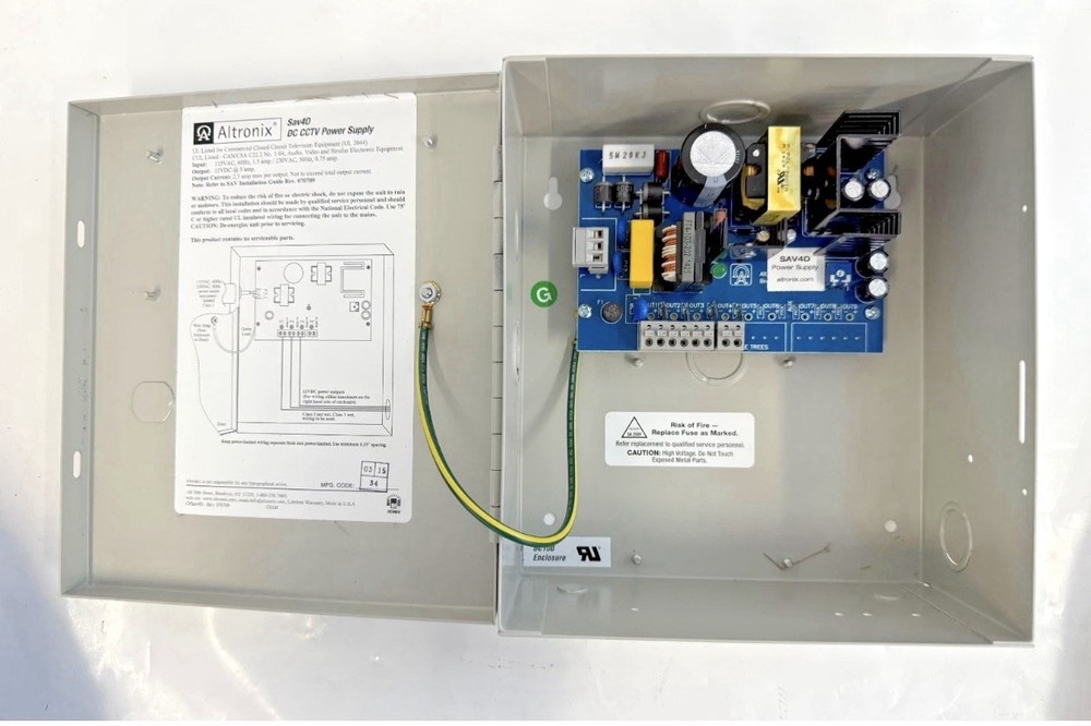 ALTRONIX SAV4D DC CCTV Power Supply Enclosure