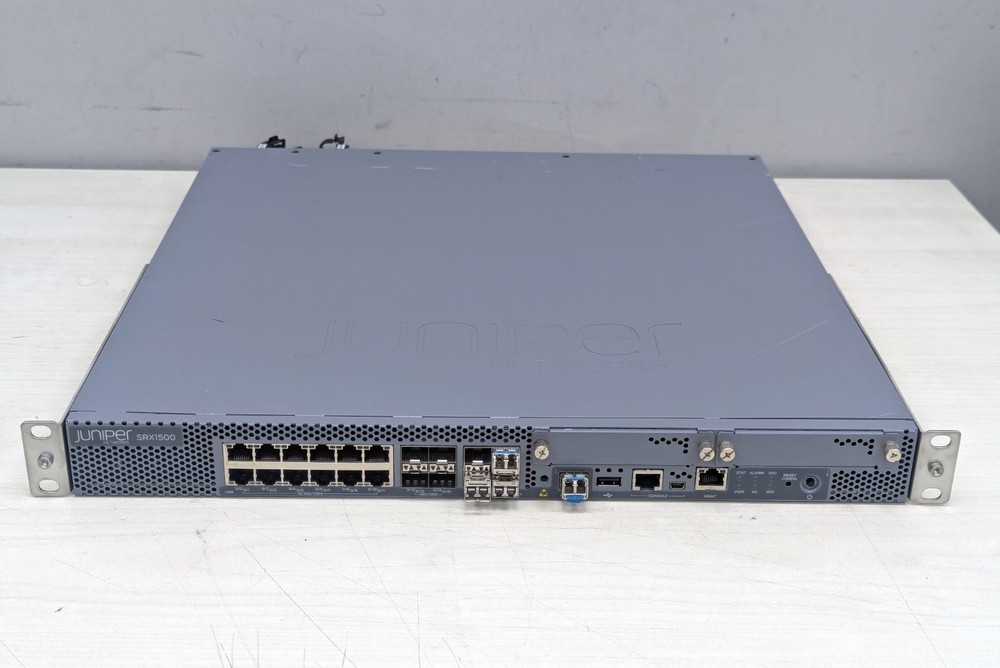 Juniper Networks SRX1500-AC 2 x PSU Firewall and Secure Services Gateway