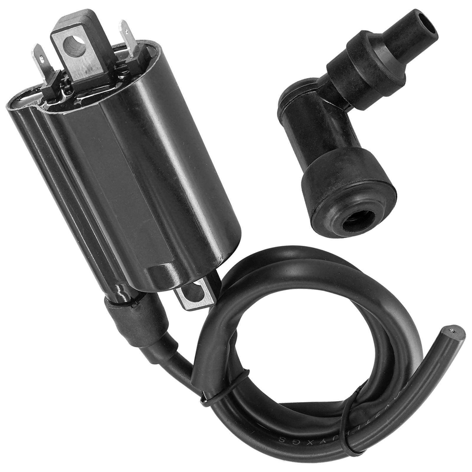 Ignition Coil w/ Spark Plug Boot Cap for Kawasaki KAF620 Mule 4010 Trans 2009-21