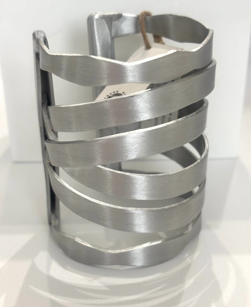 Ornate Arching Cuff - Silver
