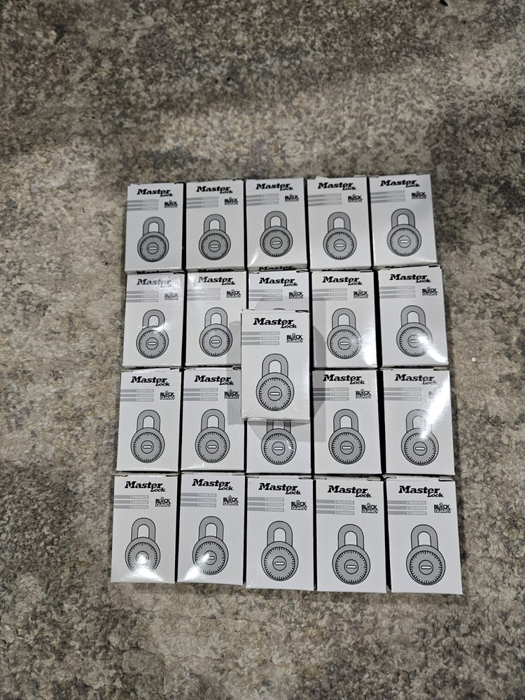 Master Lock 1525 Combination Padlocks With Combination Codes TESTED