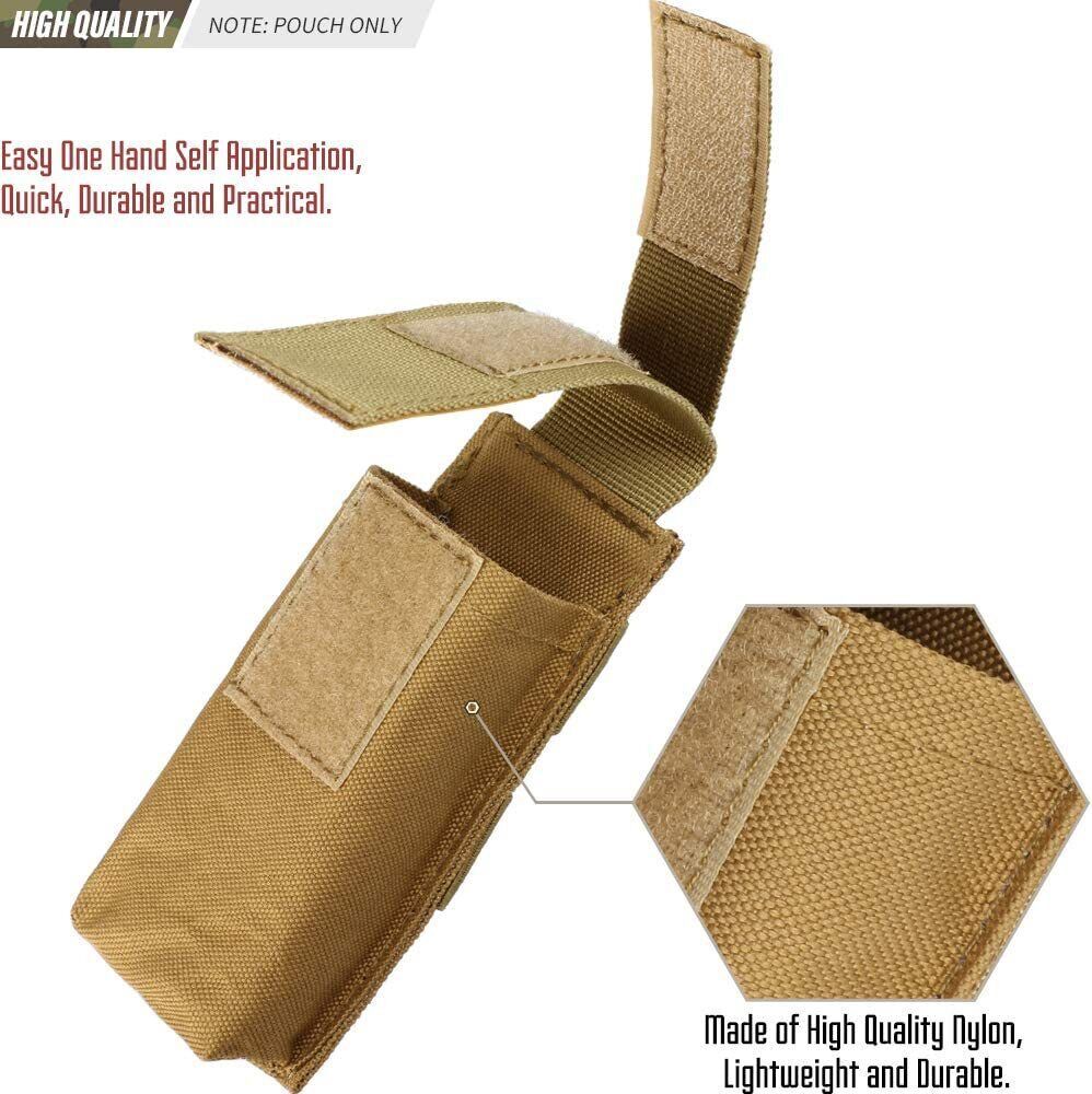 Multitool Pouch Folding Knife Sheath Pouch for Belt Molle Flashlight Mag Pouch