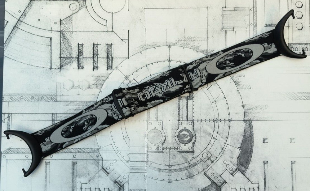 NWOT Oakley Goggle Strap Black / Grey Military Red Shift Soviet