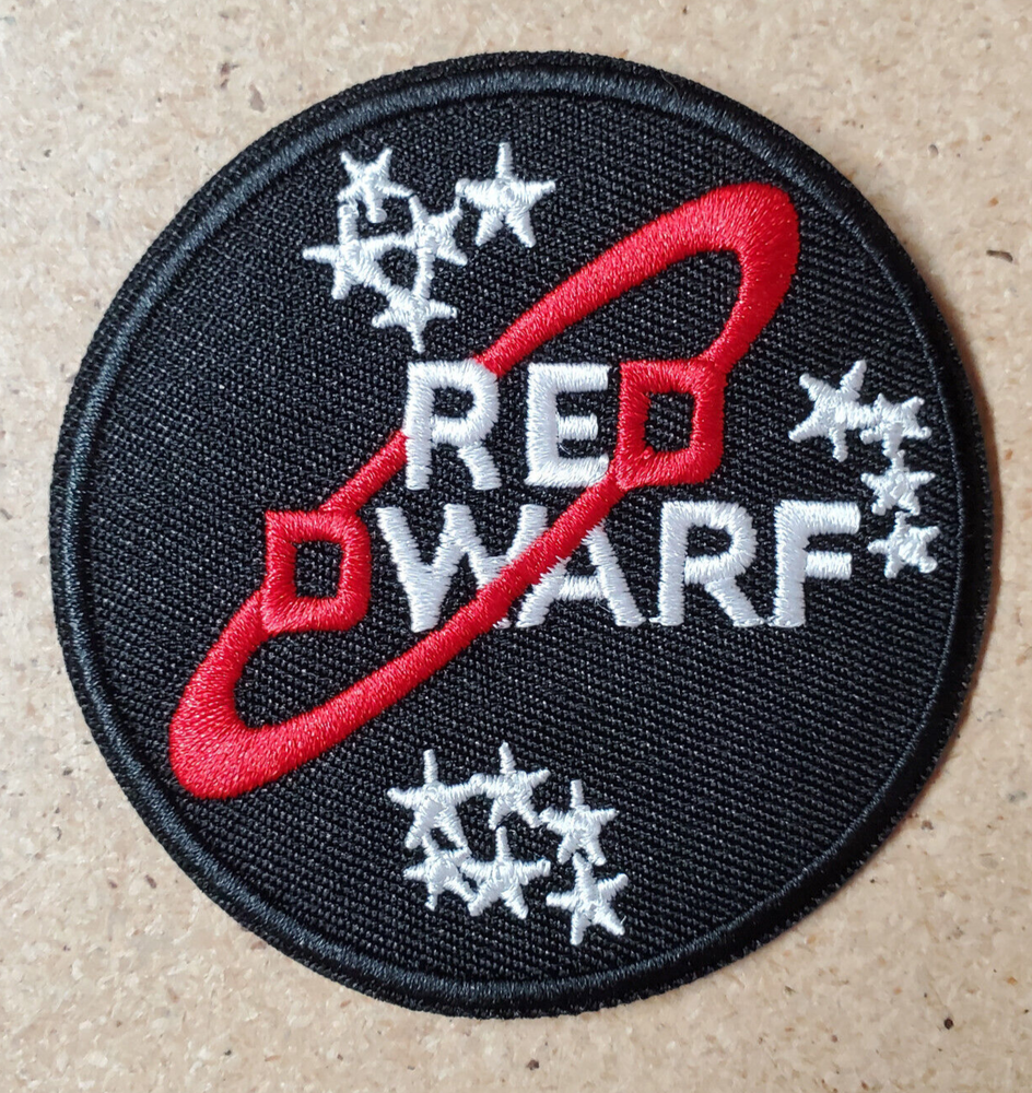 Red Dwarf Round Logo 3" Embroidered Patch- USA Mailed
