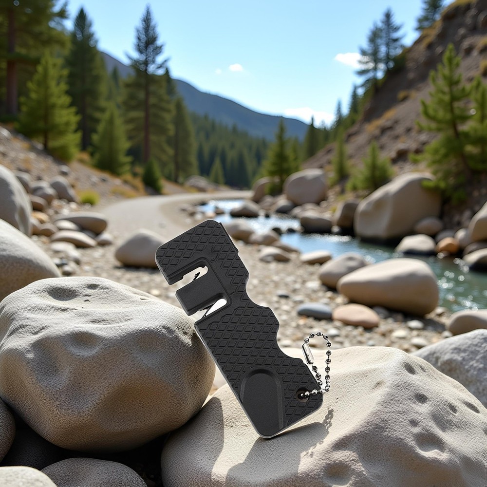 Kitchen Knife Sharpener Mini Outdoor Whetstone For Kitchen Pocket Sharp Knife...