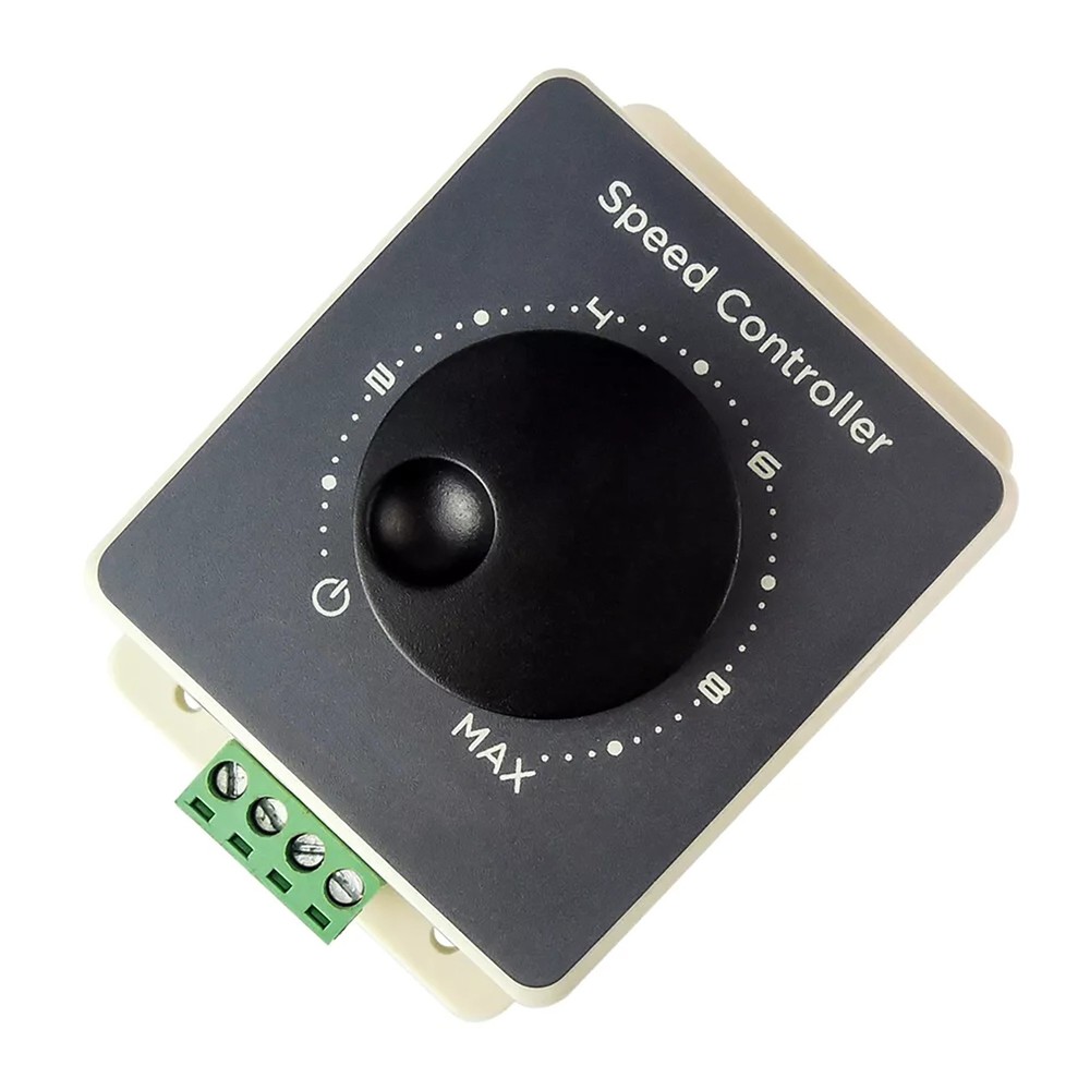 DC 10-60V PWM Motor Speed Controller Regulator ABS Waterproof Controller Switch