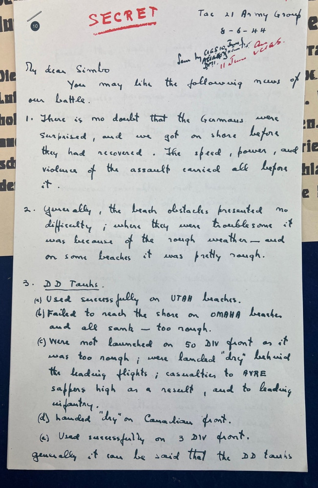 D Day Replica Document Collection Map Orders French Leaflet German Poster MORE