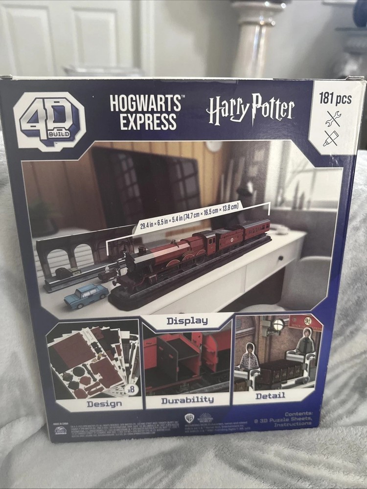 Harry Potter Hogwarts Express 4D Build 3D Puzzle Model Kit New