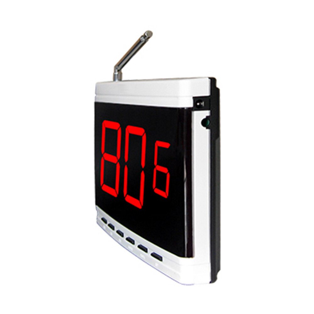 BCITY Wireless Waiter Service Calling System 1 Receiver 20 Black Call Buttons