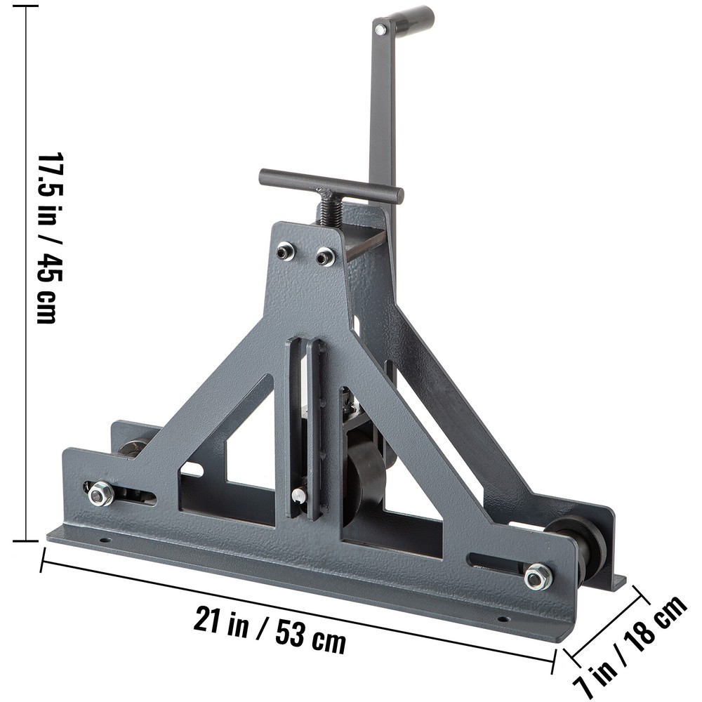 VEVOR TR-40 Tube Roll Bender 40mm Flat / Square / Rectangular Pipe Roller Bender