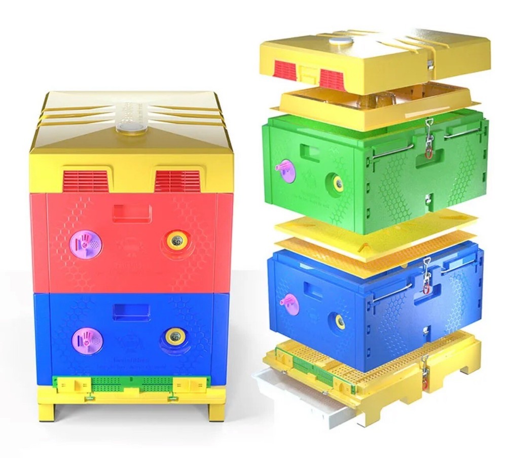 BeeHive Plastic Langstroth Size - 2 layers INSULATED Plastic