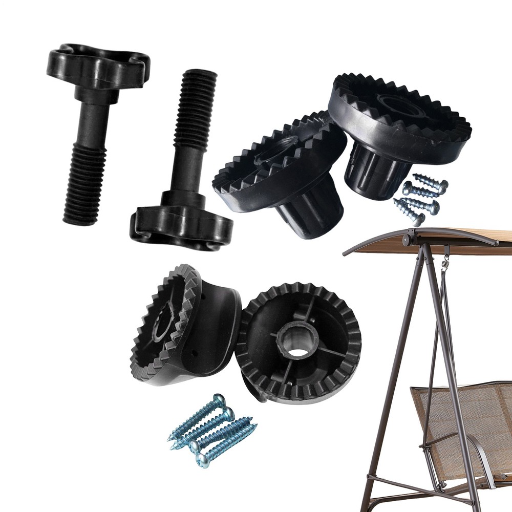 Outdoor Porch Swing Canopy Frame Replacement Courtyard Swing Frame Component Set