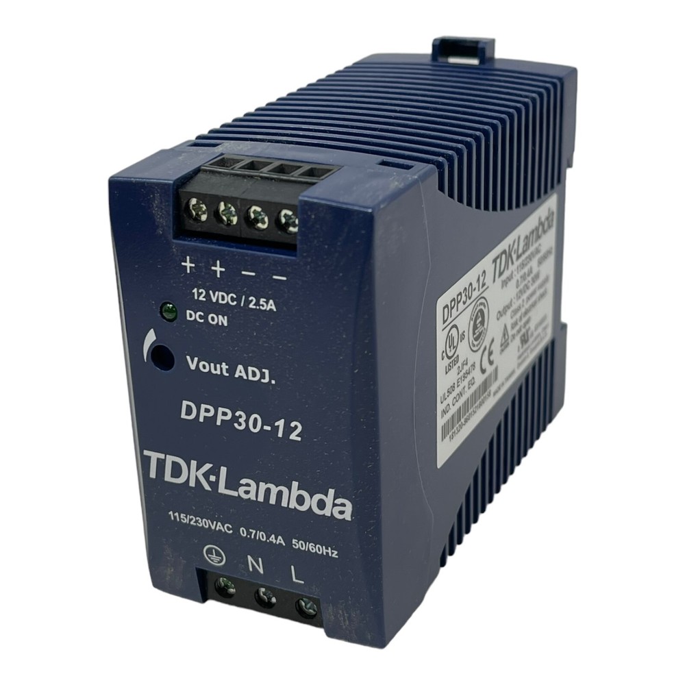 TDK LAMBDA DPP30-12 INPUT 115/230VAC OUTPUT 12VDC 30W NEW UNUSED SURPLUS NOS