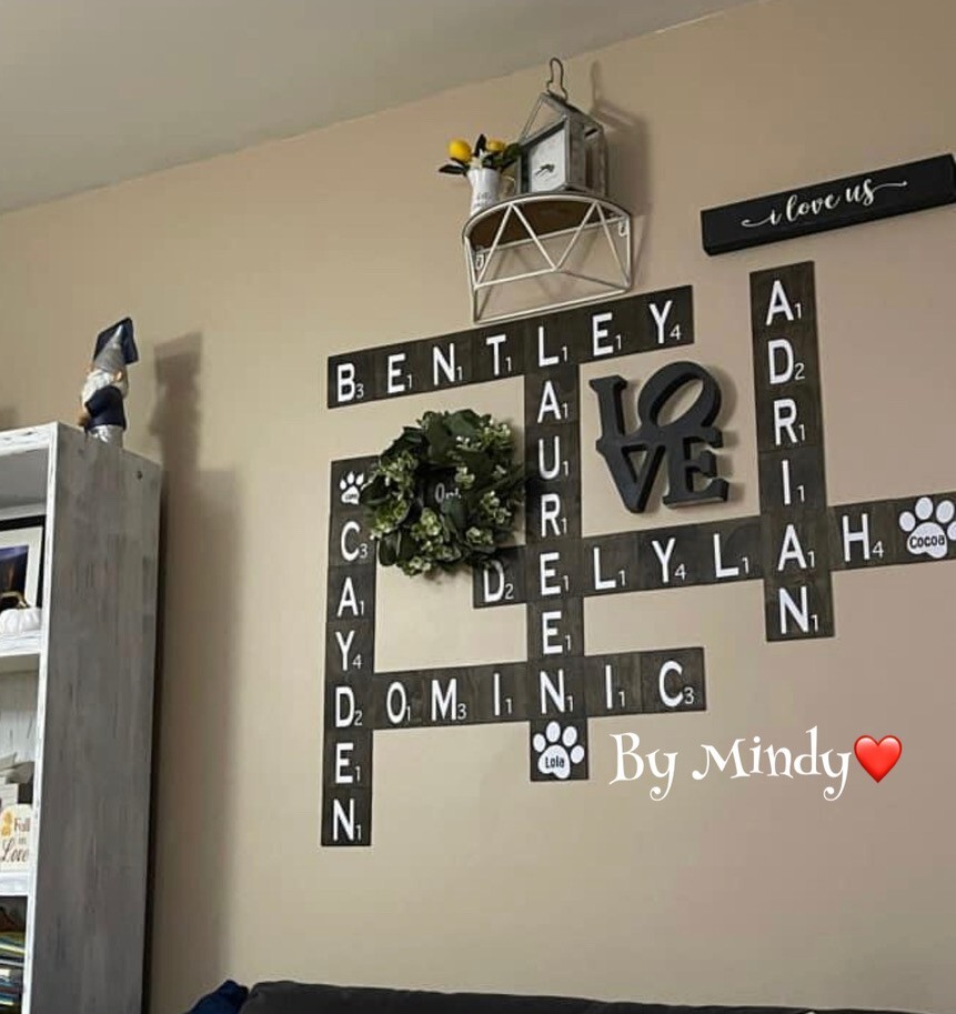4X4 Scrabble Wall Tiles - Beautiful