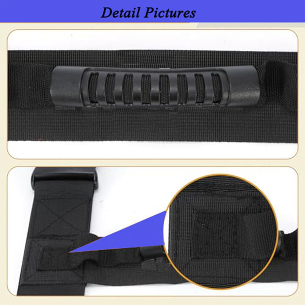 Box Carrying Strap with Handle - Portable Handle Securing Straps for Heavy Boxe