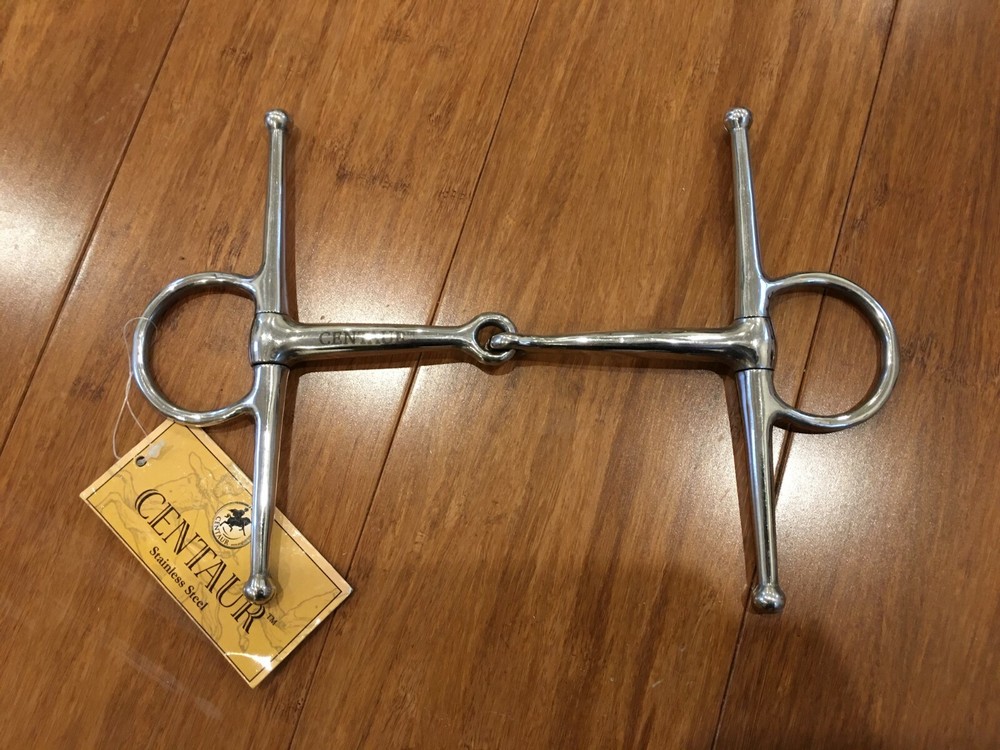 Centaur medium weight Full cheek snaffle 6"