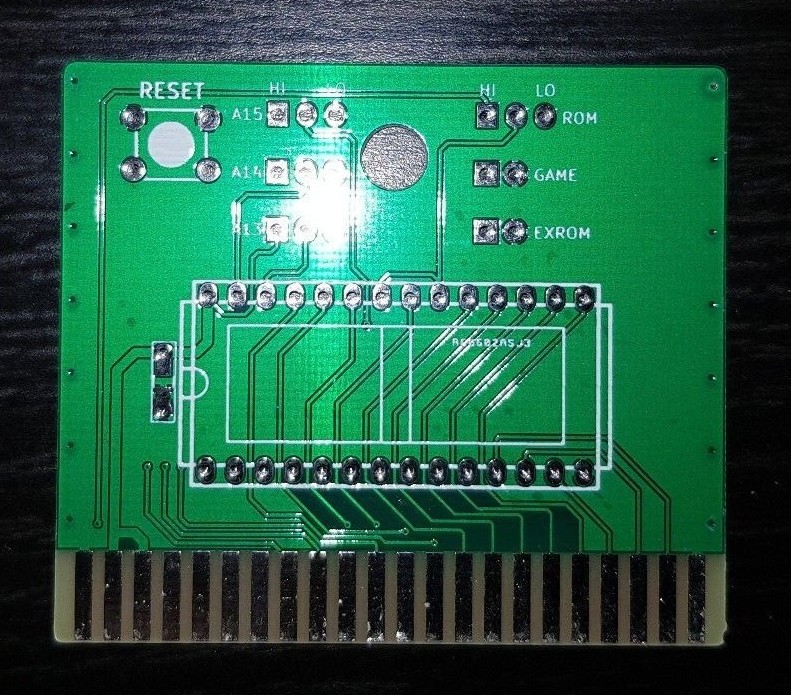 🇬🇧 OpenC64Cart cartridge PCB for Commodore 64