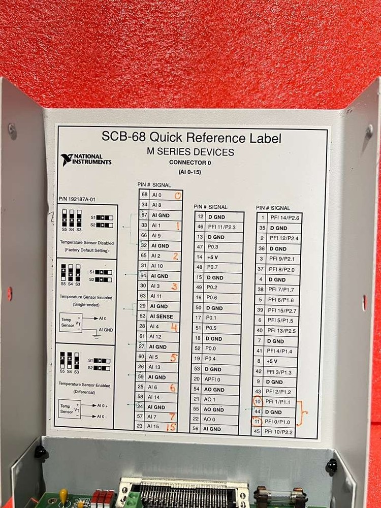 National Instruments NI SCB-68 Shielded IO Connector Block