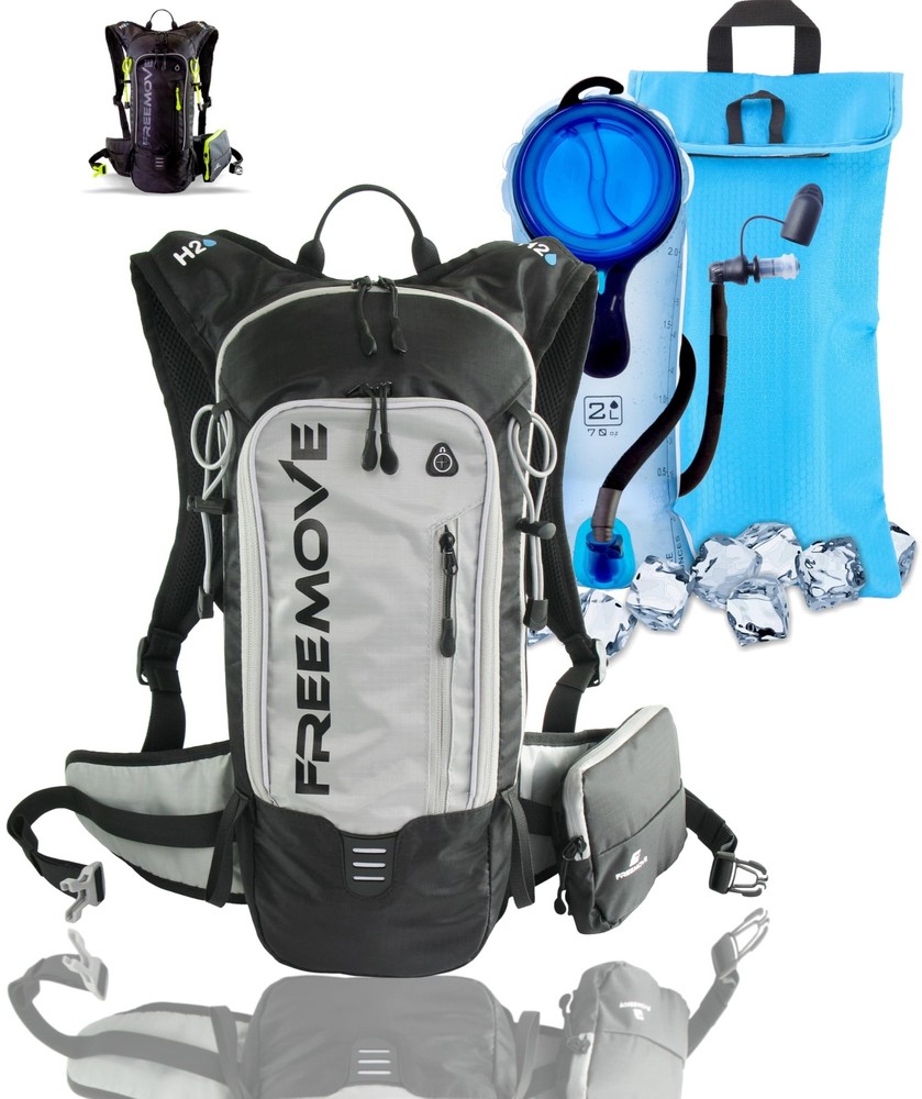 Hydration Pack Backpack with 2L Hydration Bladder and Insulated Cooler Bag, C...