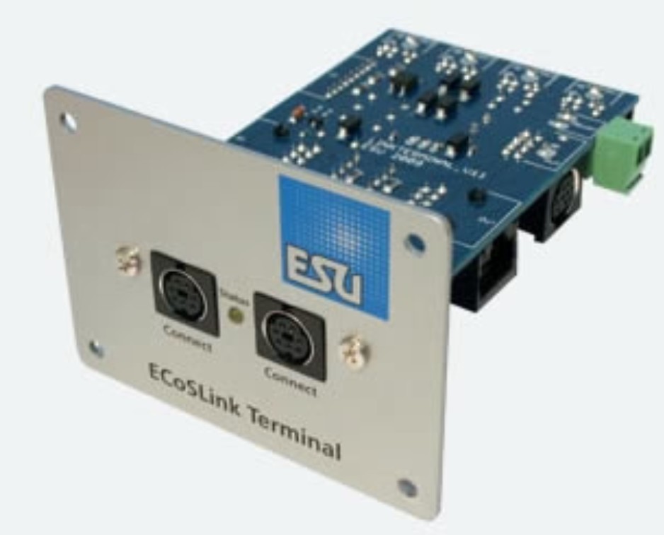 ESU 50099 ECoSlink Terminal, Extension module for ECOS, Central Station