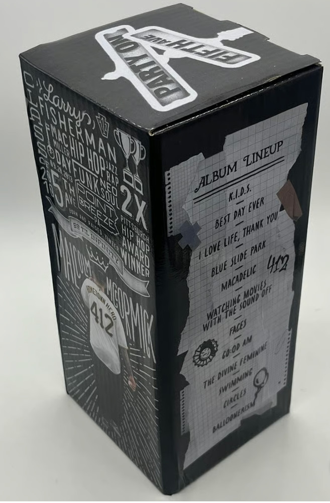 MINT - Mac Miller Bobblehead Pirates Stadium Collectable, New UNOPENED BOX
