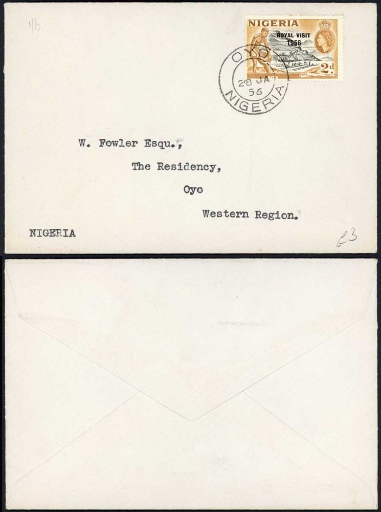 Nigeria Royal Visit Cover