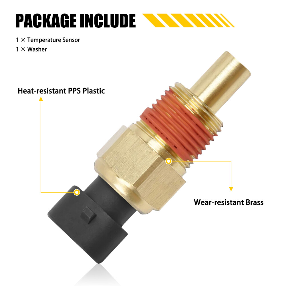 12146312 Engine Temperature Coolant Sensor Water Temp Sensor fit Chevy GMC Honda