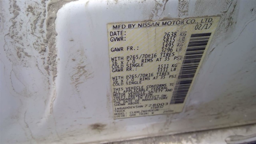Transfer Case 6 Cylinder Automatic Fits 05-19 FRONTIER 2058564