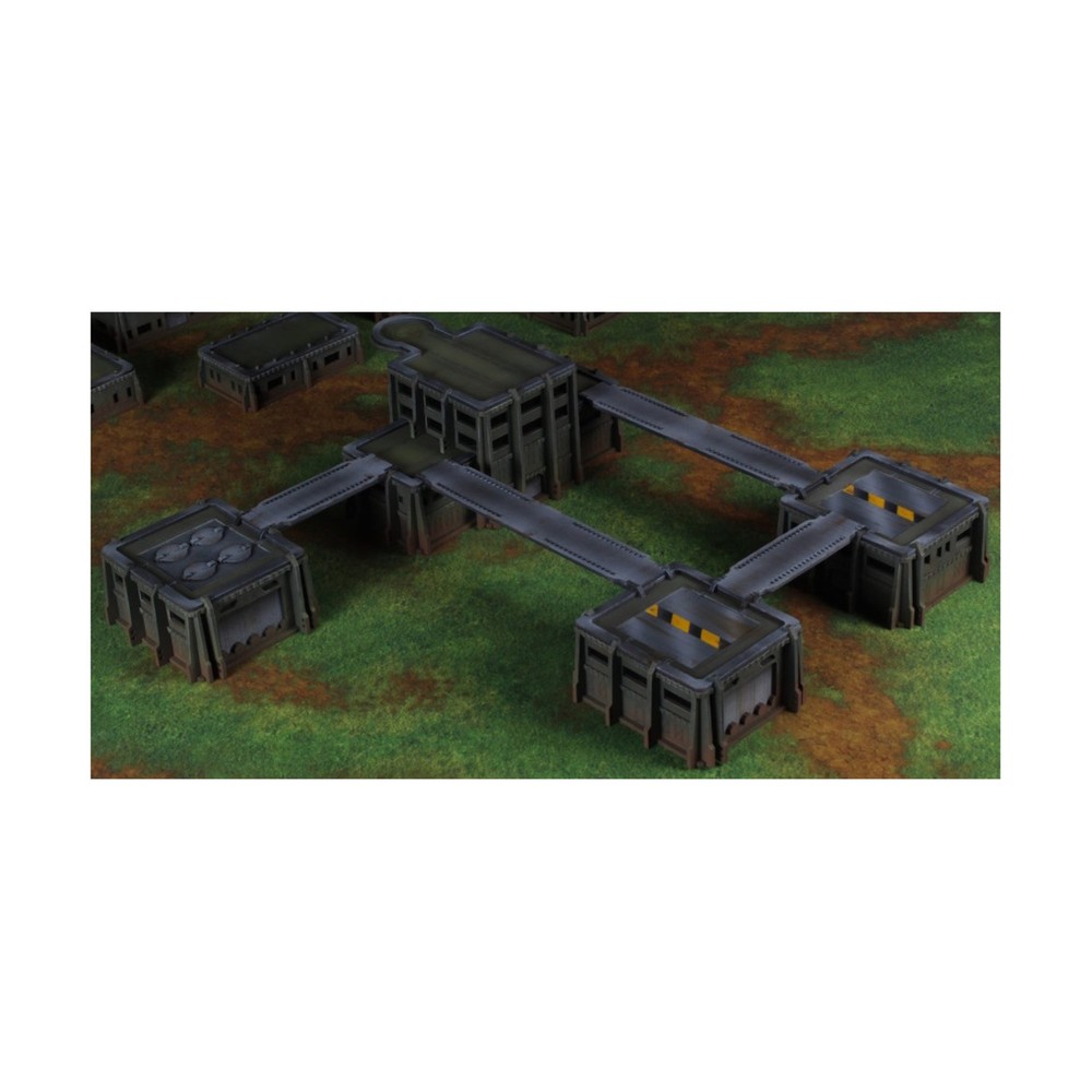 Death Ray Designs Terrain Minis 6mm Strategic Command Complex Pack SW (New)
