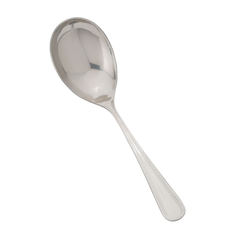 Winco 003021 8 3/4 in Shangarila Solid Serving Spoon