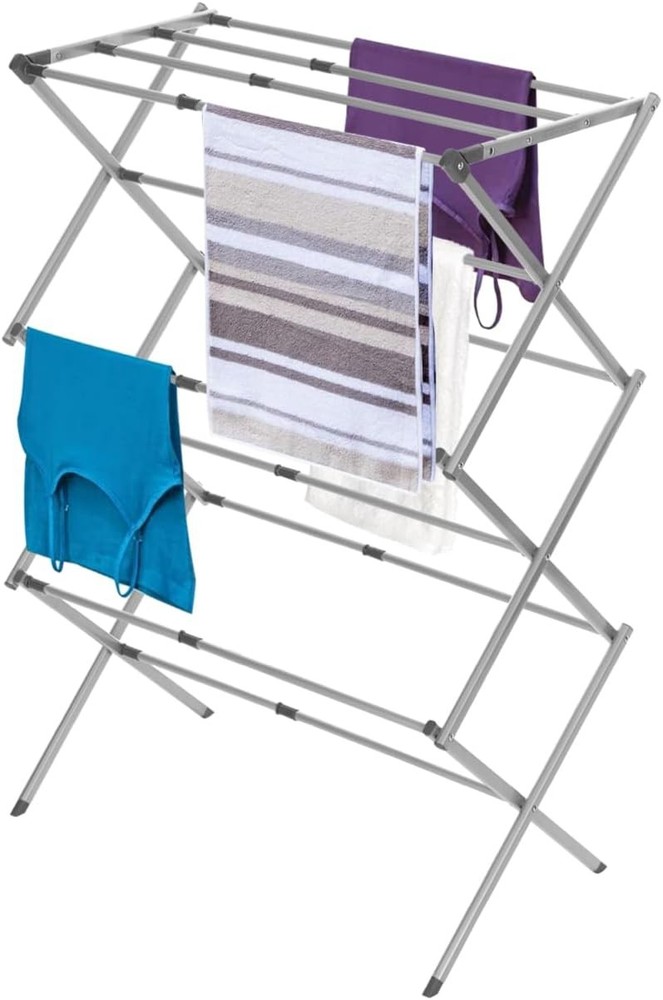 BLACK DECKER 3 Tier Expandable Collapsing Foldable Laundry Rack Air Drying