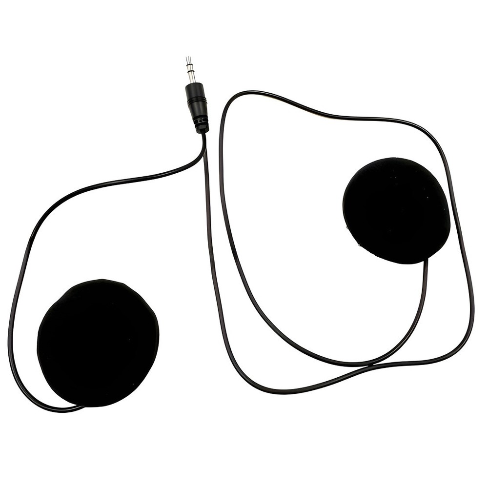 Motorcycle Helmet 3.5mm Intercom Interphone Soft Wire Headset Headphone Durable