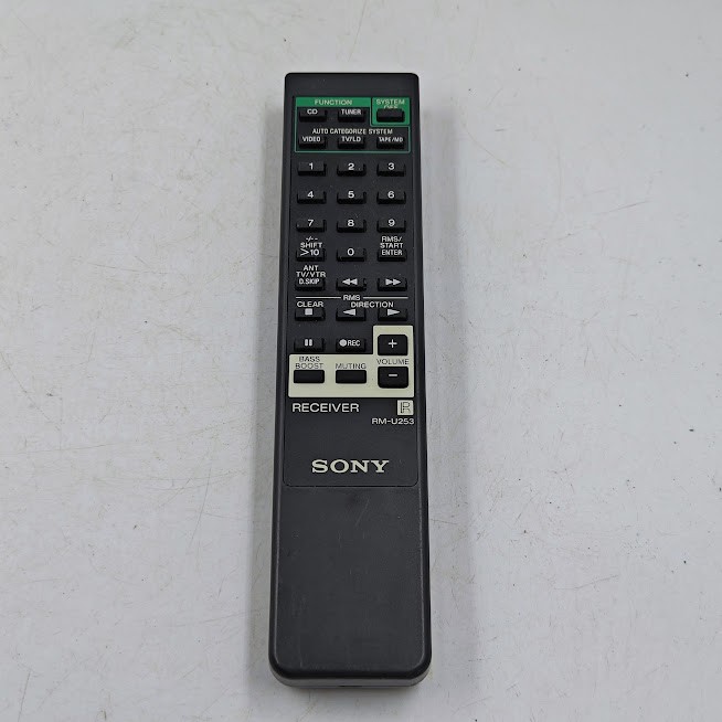Sony RM-U253 Receiver Remote - Working, No Accessories