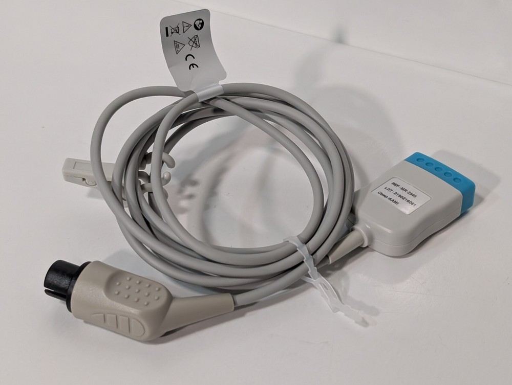 (1) Mindray Datascope Compatible ECG Trunk Cable TR-25400 Compat. MR-2540 AAMI