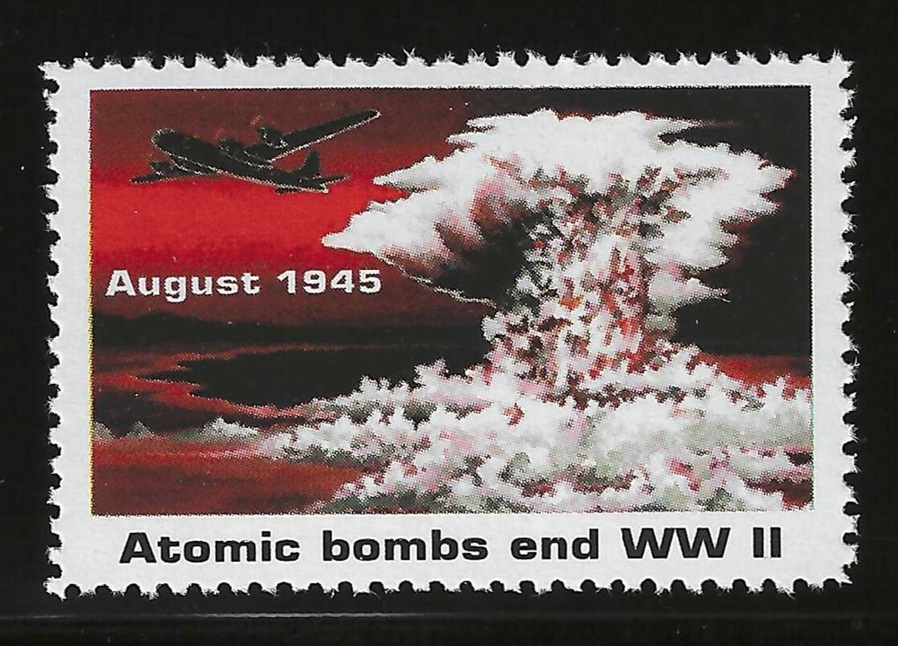 ATOMIC BOMBS END WWII - 1995 U.S. POSTAGE "STAMP" (TYPE 1) - MINT CONDITION