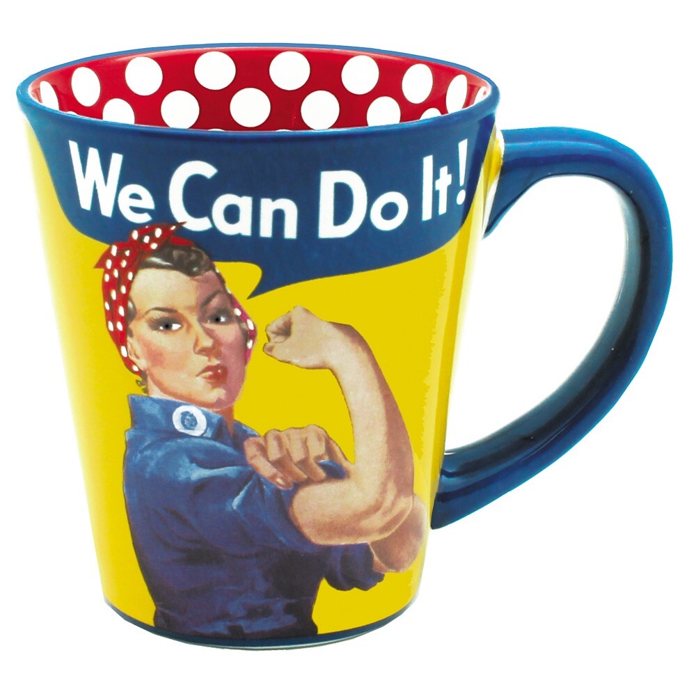 Rosie the Rivetor "We Can Do It" Polka Dot Mug
