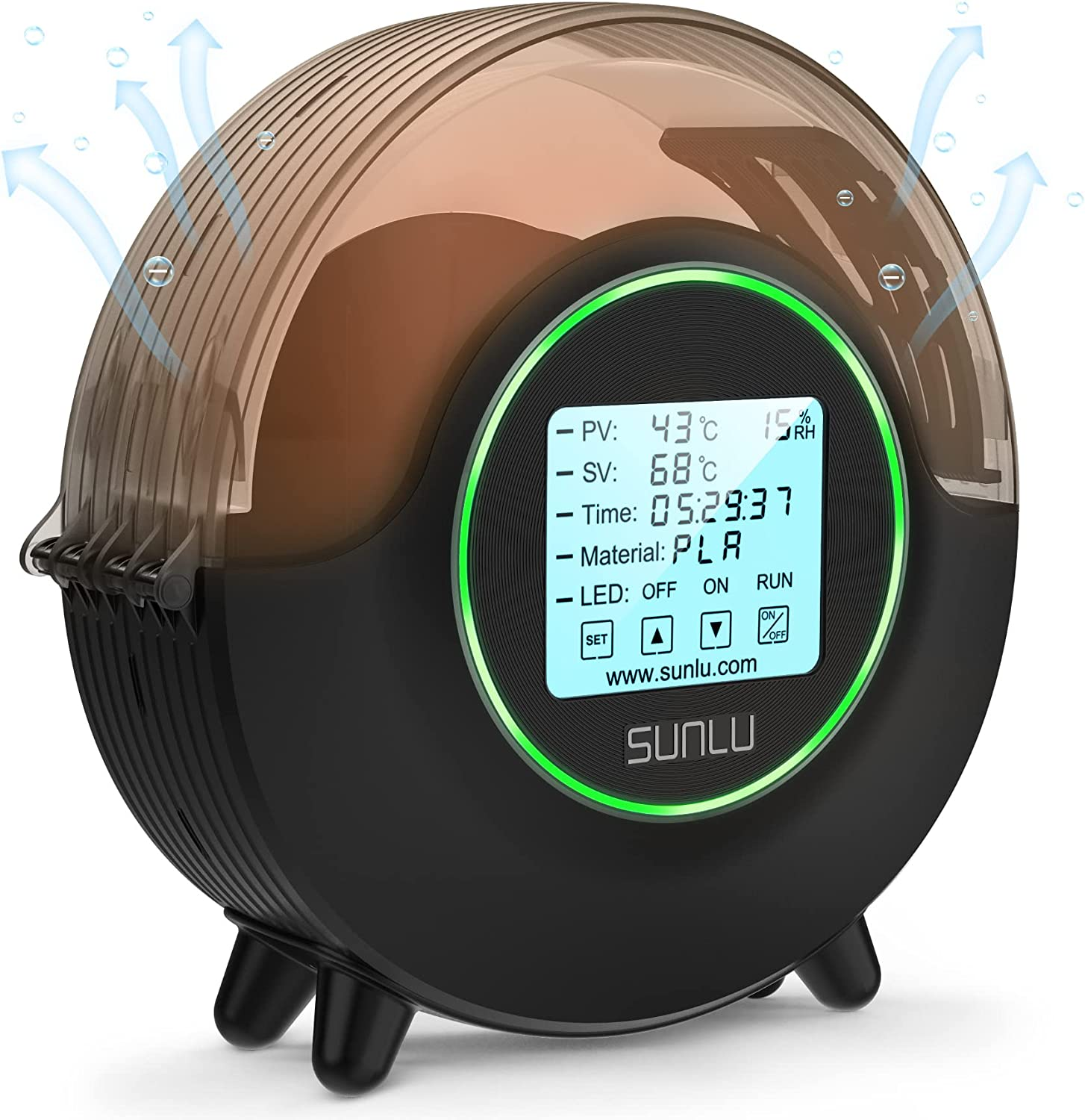 Sunlu S1/Upgraded S2 FilaDryer 3D Printer Filament Dryer 1.75mm Storage Box